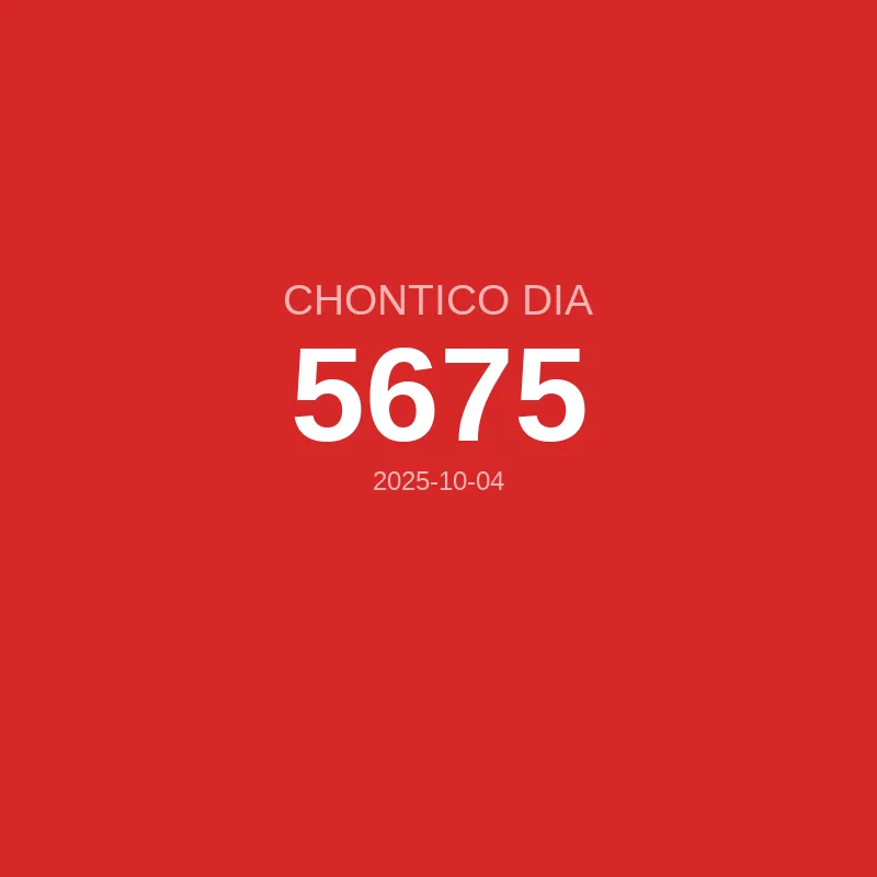 Resultado Chontico Dia 2025-10-04