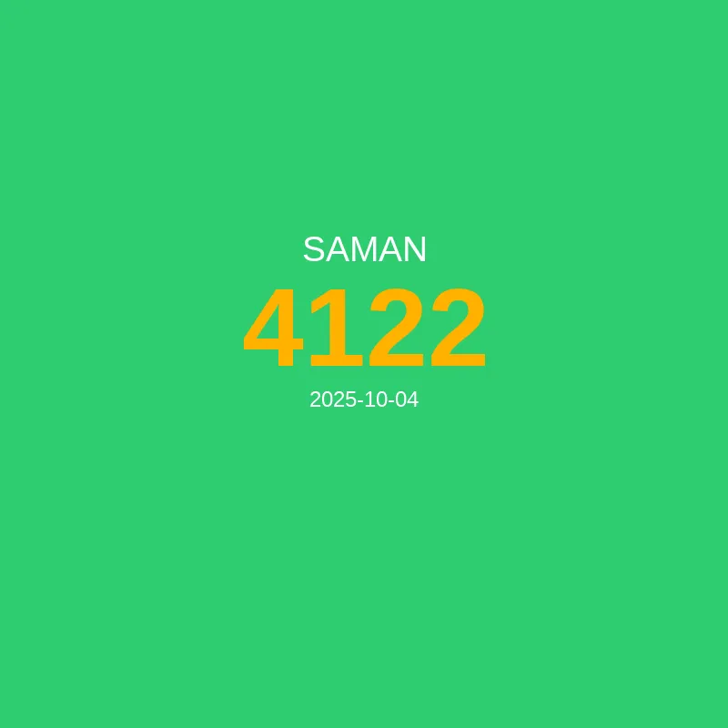 Resultado Saman 2025-10-04