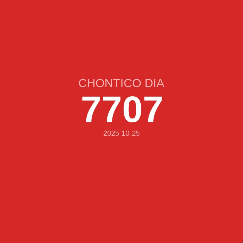 Resultado Chontico Dia 2025-10-25