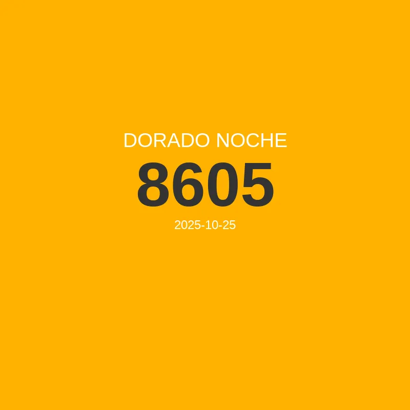 Resultado Dorado Noche 2025-10-25