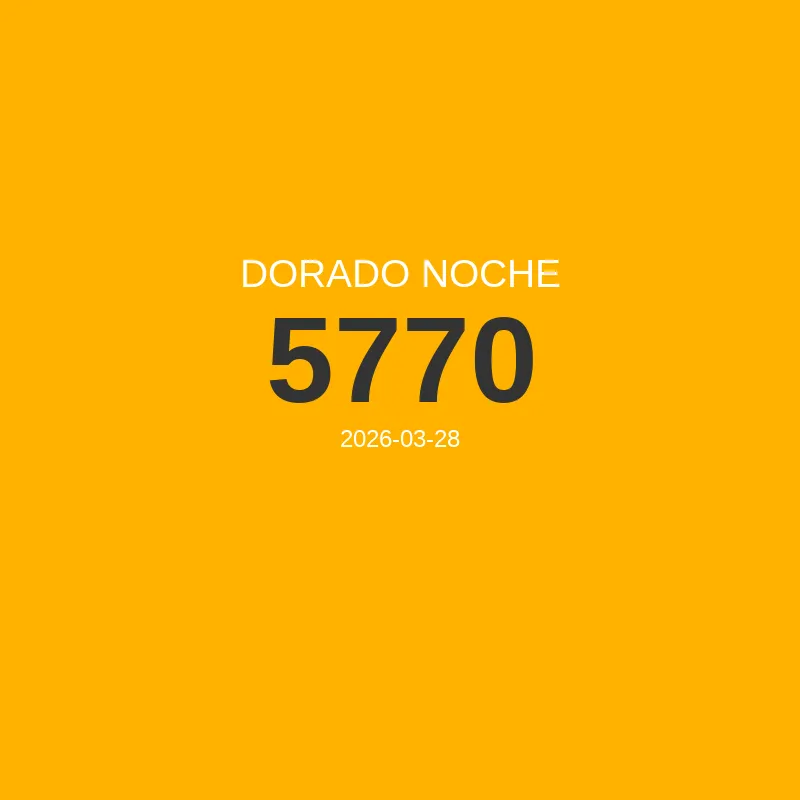 Resultado Dorado Noche 2026-03-28