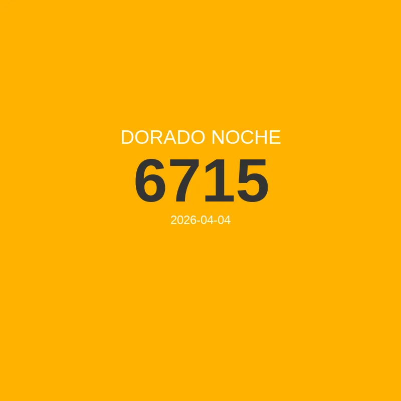 Resultado Dorado Noche 2026-04-04
