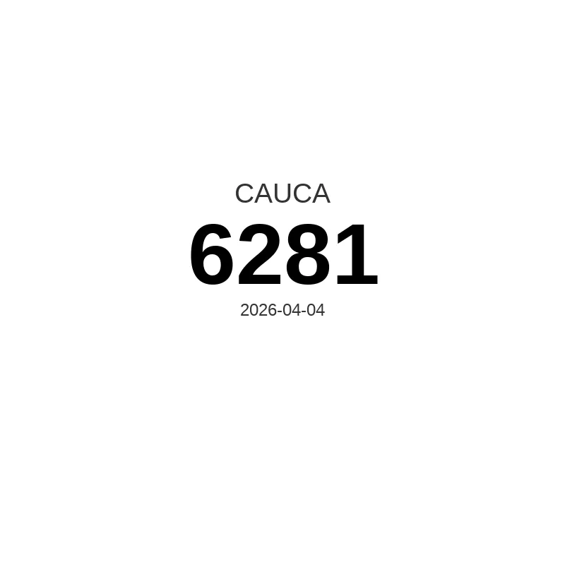 Resultado Cauca 2026-04-04