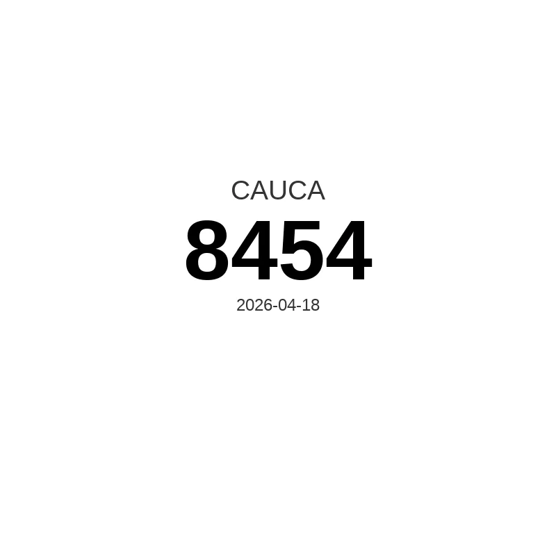 Resultado Cauca 2026-04-18