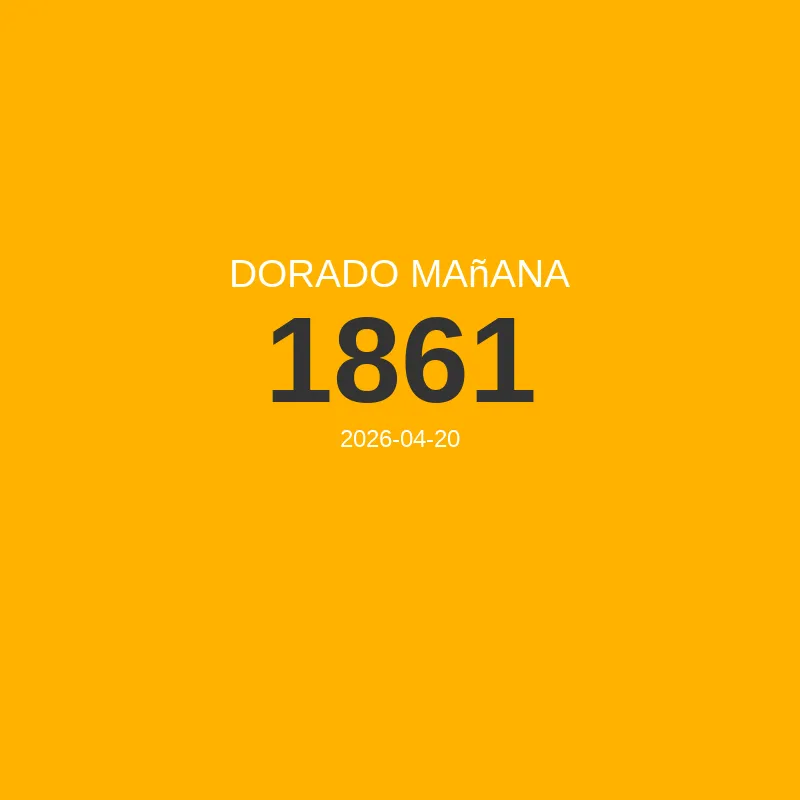 Resultado Dorado Mañana 2026-04-20
