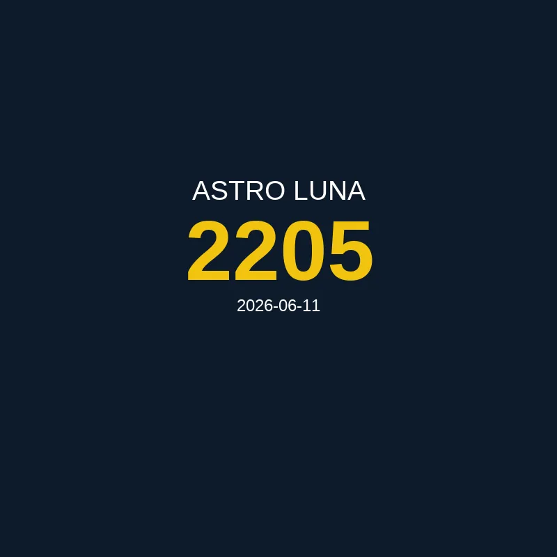 Resultado Astro Luna 2026-06-11