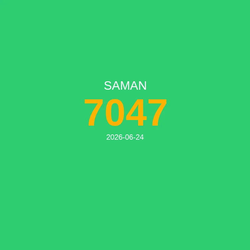 Resultado Saman 2026-06-24