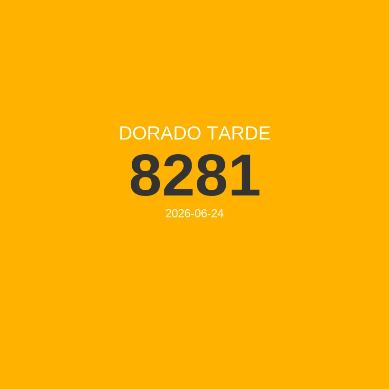 Resultado Dorado Tarde 2026-06-24
