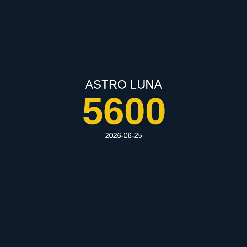 Resultado Astro Luna 2026-06-25